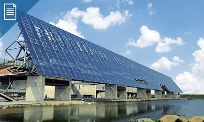 2009 Taiwan Solar power system BIPV-National Museum of Taiwan History
