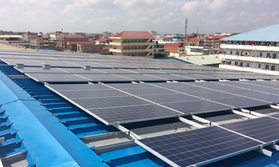 2015 Cambodia solar power system-QMIG Power Station