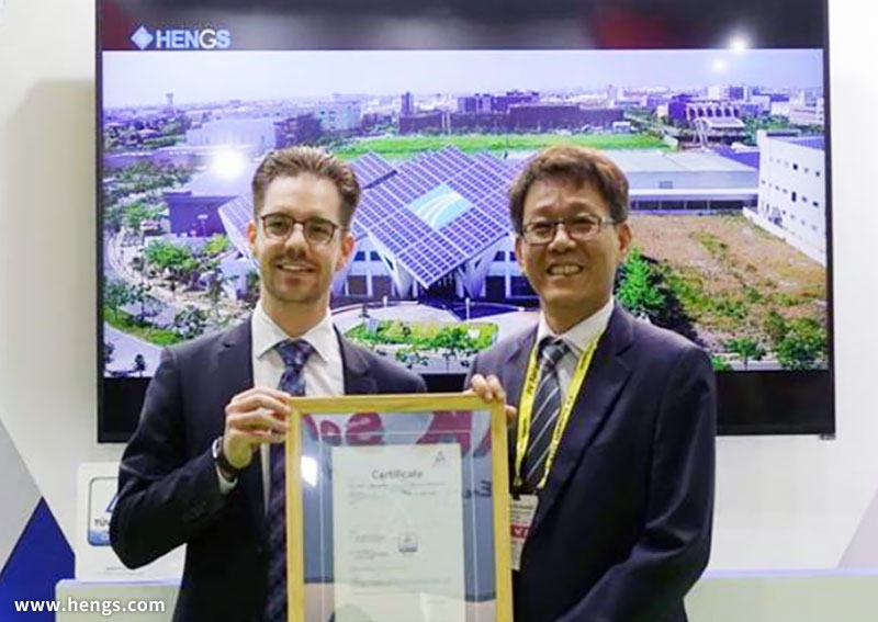 TUV Rheinland issued the O&M certification to Hengs Technology, a leading PV system vendor in Taiwan that specializes in total PV power station solutions, making Hengs the first EPC vendor in Taiwan and the second in Asia to receive O&M company certification.