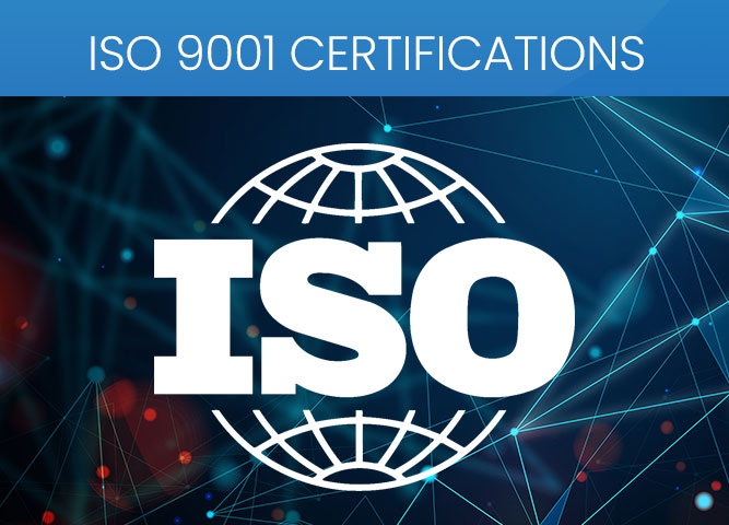 ISO 9001 CERTIFICATIONS