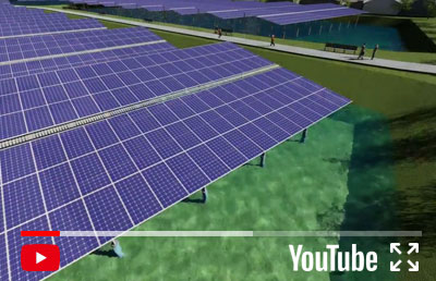3D animation of Sin Jhong Solar Power Plant