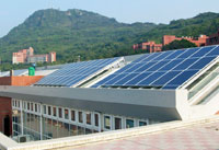 中山大學太陽光電系統遠景照