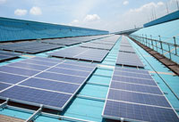 中國鋼鐵股份有限公司太陽光電系統全景照