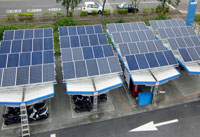 台灣先進太陽光電系統停車棚