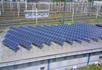 高鐵左營站太陽光電系統全景照