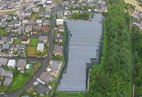 菩提寺太陽能發電站太陽光電系統空拍照