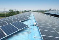 酸菜專業園區太陽光電系統空拍照