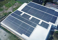 聯國金屬太陽光電系統空拍照