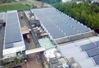台南紡織太陽光電系統空拍照