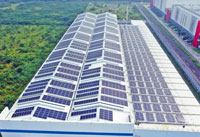 台灣格瑞特工業太陽光電系統全景照