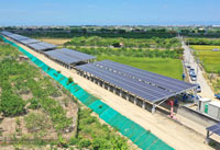嘉南水利會麻豆區太陽光電系統空拍照其二