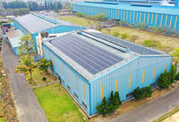東盟開發實業股份有限公司太陽光電系統維修廠房空拍照