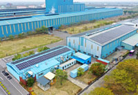 東盟開發實業股份有限公司太陽光電系統品管中心+中心倉儲空拍照