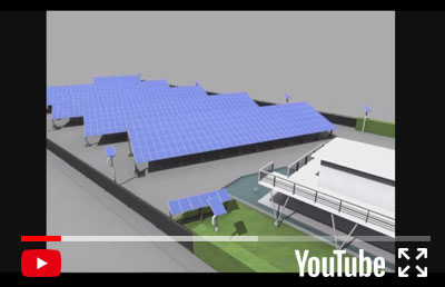 屏東養水種電計劃太陽光電發電系統動畫模擬