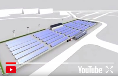 中國錦州太陽能電廠動畫模擬