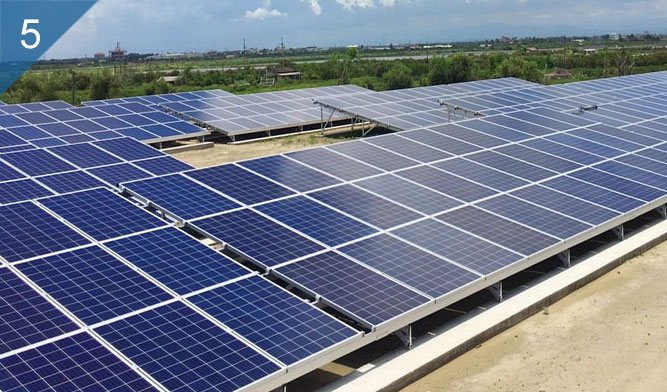 利用已完成復育且閒置的掩埋場土地，設置太陽光電設備，一方面解決用地難取得問題，兼顧環保與綠能發展