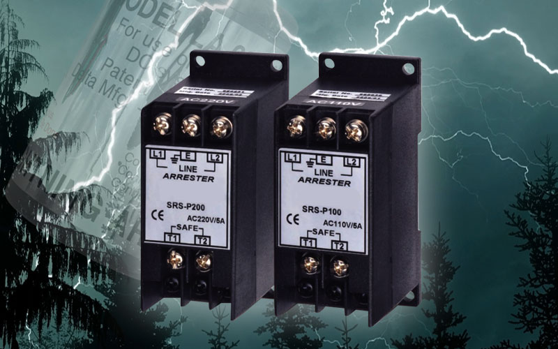 突波保護器-突波保護器也稱避雷器，是一種過電壓保護設備，將突波導入大地，限制電壓，它主要的是自動閥的作用，自動地將雷擊及開關突波等異常電壓放電，限制電壓，避免設備的絕緣破壞，並於放電後，又自動地阻止電力系統電流通過，上述動作必須在極短時間內完成，以免擾亂電力系統，突波保護器的作用主要功能為，防止雷突波導致設備破壞(電壓高,時間短)及防止開關突波(電壓較低，時間長)。