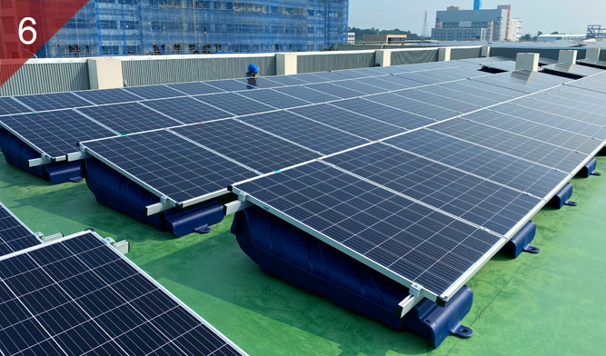 太陽能支架_自重式水箱:安裝完工後維護成本低；CP值高。